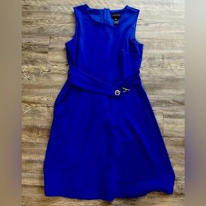 Royal blue knee length dress Size 10 Enfocus Studio brand.